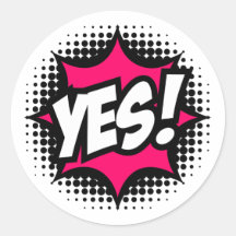 OUI! Style de bande dessinée