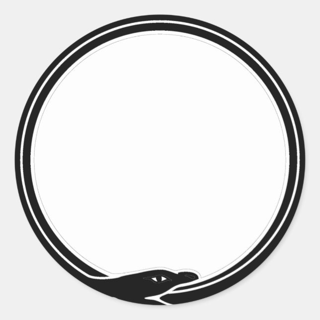 Sticker Rond Ouroboros (Devant)
