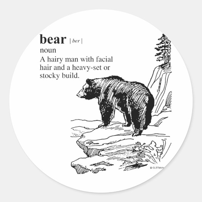 STICKER ROND OURS (Devant)