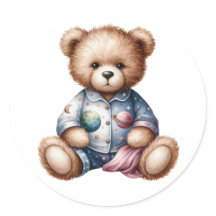 Ours en peluche endormi