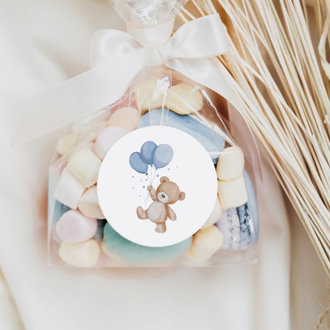 Sticker Rond Ours en peluche mignon (Créateur téléchargé)