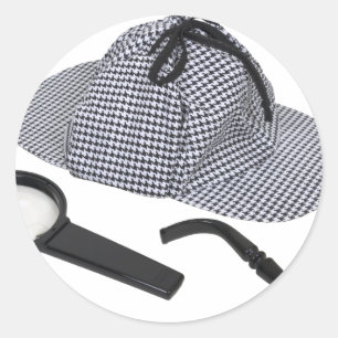 Sticker Rond OutilsDétectiveRétro050110