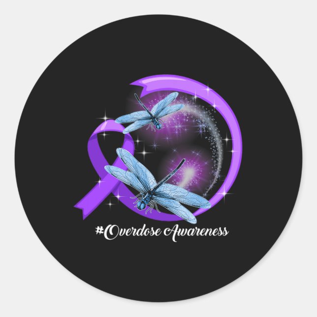Sticker Rond Overdose d'Aware (Devant)