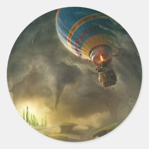 Sticker Rond Oz : La grande et puissante affiche 1