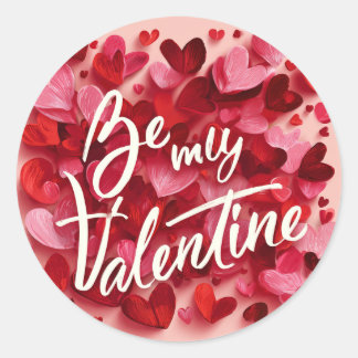 Sticker Rond Pack d'autocollants drôles pour la Saint-Valentin