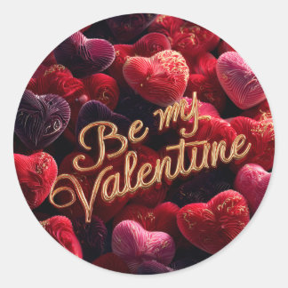 Sticker Rond Pack d'autocollants drôles pour la Saint-Valentin