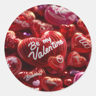 Sticker Rond Pack d'autocollants drôles pour la Saint-Valentin