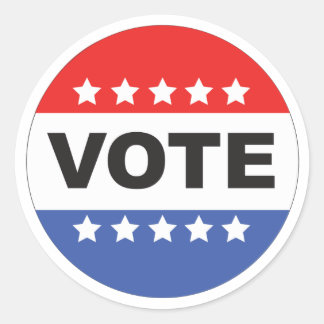 Sticker Rond Pack d'autocollants votants