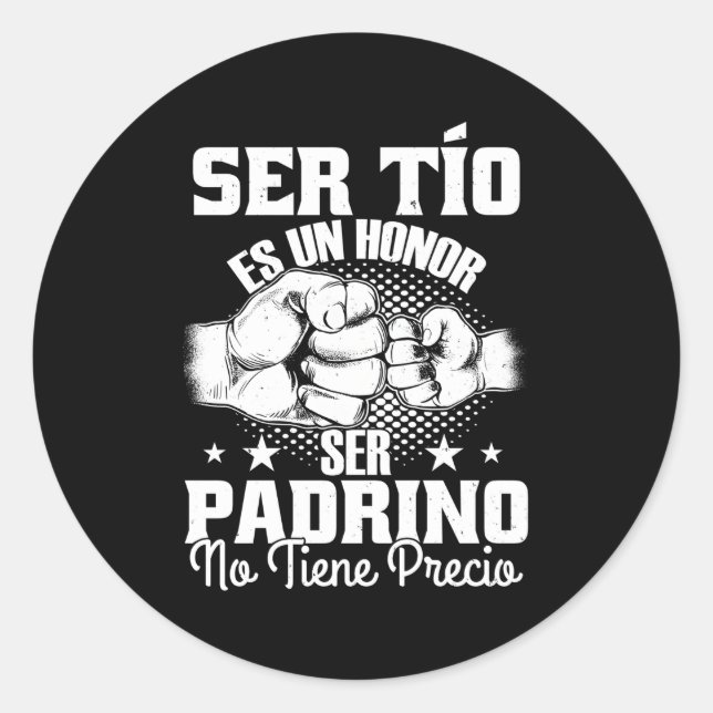 Sticker Rond Padrino (Devant)
