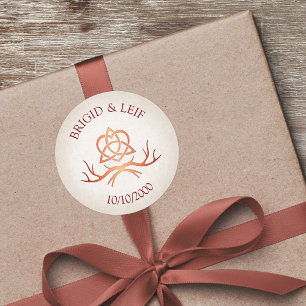 Sticker Rond Pagan Handfasting Mariage
