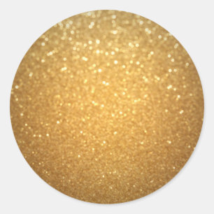 Sticker Rond Paillettes dorées fausses modèle vierge glamour do