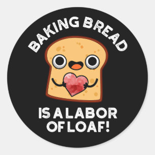 Sticker Rond Pain À Cuire Est Une Main D'Oeuvre De Loaf Food Pu