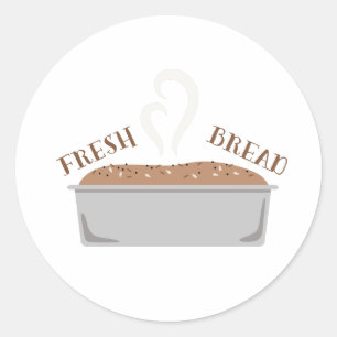 Sticker Rond Pain frais