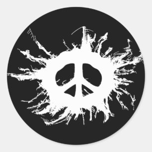 Sticker Rond Paix