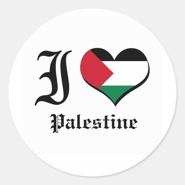 Sticker Rond Palestine (Devant)