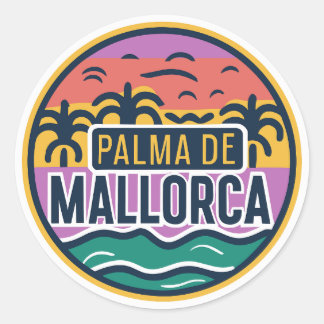 Sticker Rond Palma de Majorque