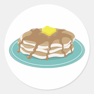 Sticker Rond Pancakes