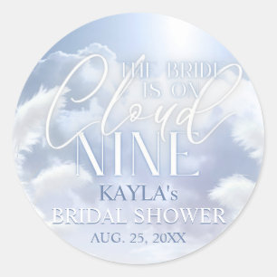 Sticker Rond Pancarte de bienvenue sur Cloud Nine 9 Shower de m