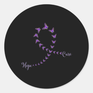 Sticker Rond Pancréatique Cancer Sensibilisation Espérance Cure