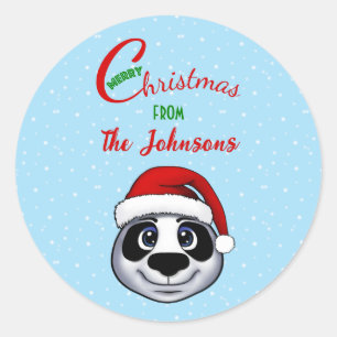 Sticker Rond Panda