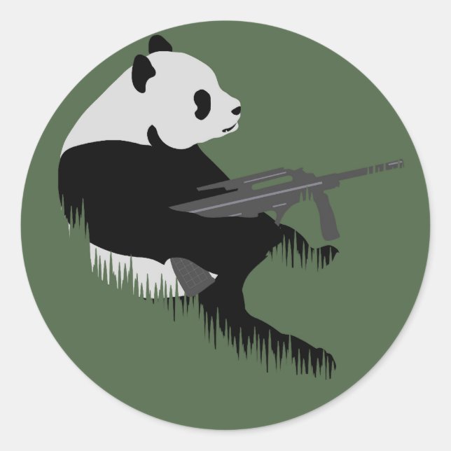 STICKER ROND PANDA (Devant)