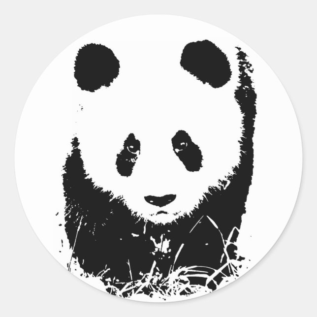 Sticker Rond Panda (Devant)