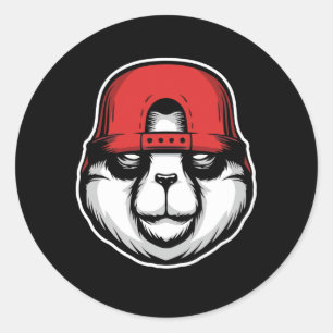 Sticker Rond Panda