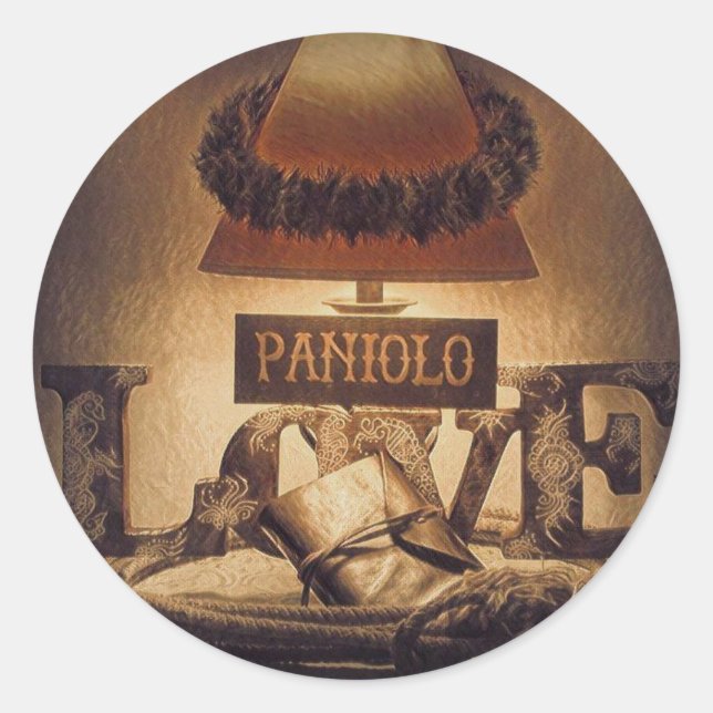 Sticker Rond Paniolo Love (Devant)