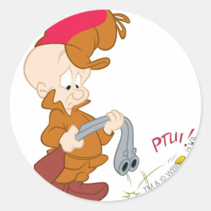 Sticker Rond Panne d'arme d'ELMER FUDD™
