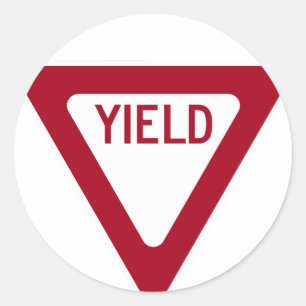 Sticker Rond Panneau de rendement