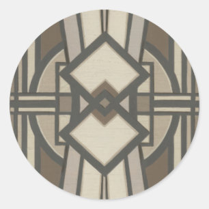 Sticker Rond Panneau neutre I de Deco