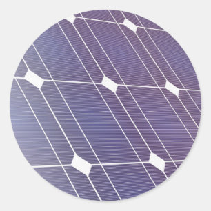 Sticker Rond Panneau solaire