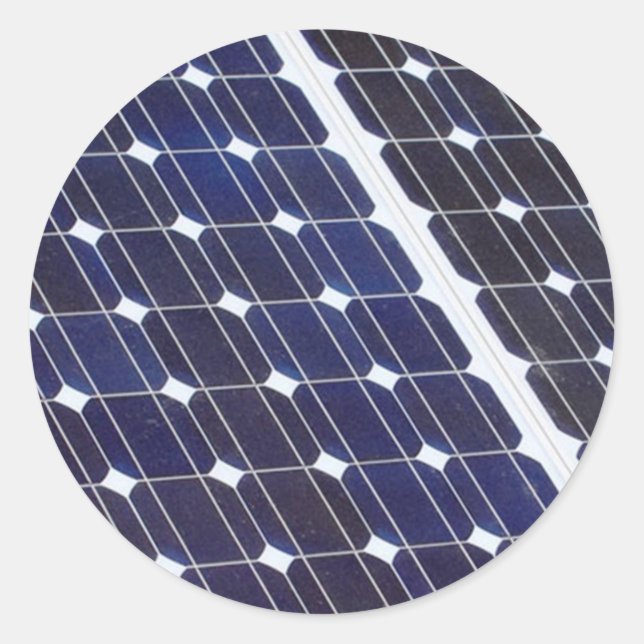 Sticker Rond Panneau solaire (Devant)