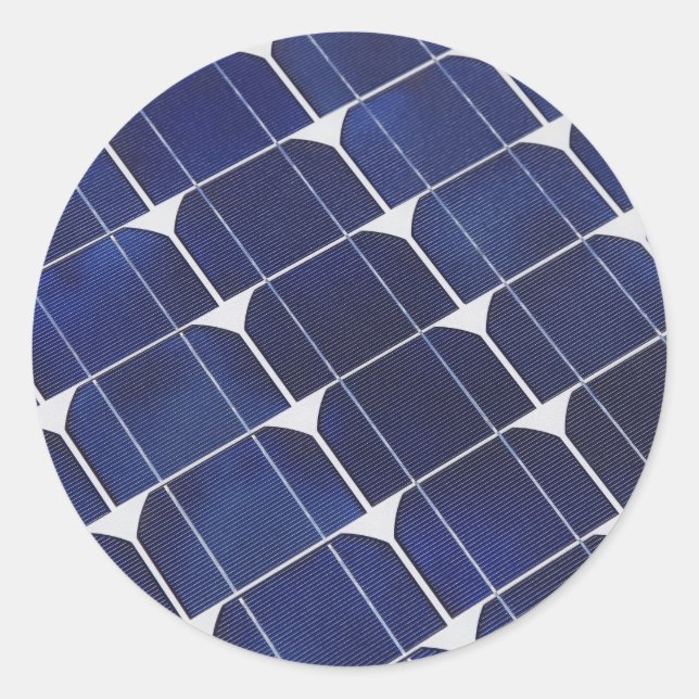 Sticker Rond Panneau solaire (Devant)