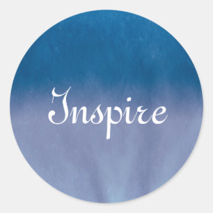 Sticker Rond Papier 3 d'aquarelle de texture de fond