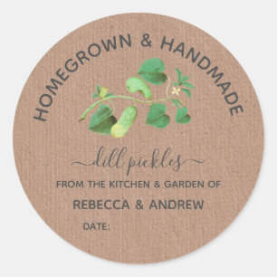 Sticker Rond Papier Kraft pour broches artisanales et artisanal