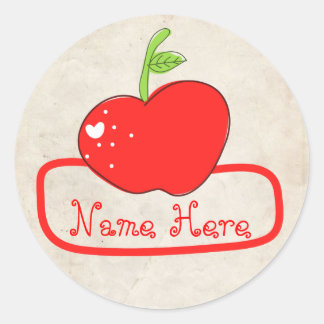 Sticker Rond PapierPropriétaireFruitAutocollants de livraison