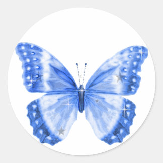 Sticker Rond papillon