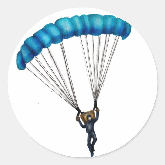 Sticker Rond Paracaídas (Devant)
