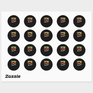 Sticker Rond Parachute