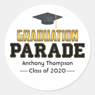 Sticker Rond Parade Conduite Par Graduation
