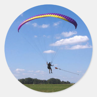Sticker Rond Paraglider