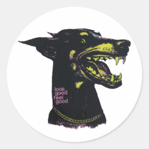Sticker Rond Paraître bien se sentir bien