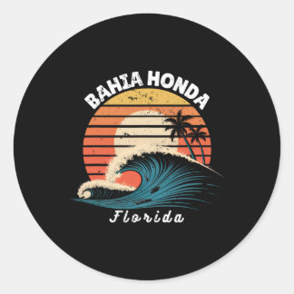 Sticker Rond Parc d'État de Hia Honda Floride Femmes Hommes Pla