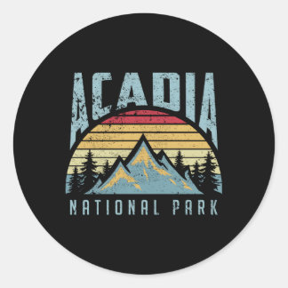 Sticker Rond Parc national Acadia Monts Maine