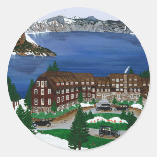 Sticker Rond Parc national de Crater Lake