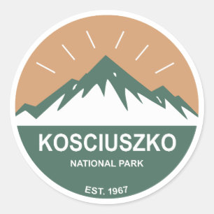 Sticker Rond Parc national de Kosciuszko