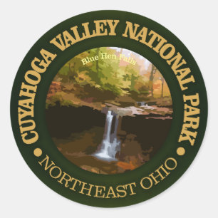 Sticker Rond Parc national de la vallée de Cuyahoga