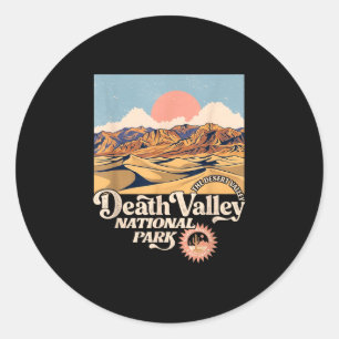 Sticker Rond Parc national de la vallée de la mort désert calif