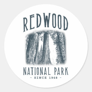 Sticker Rond Parc national de Redwood 